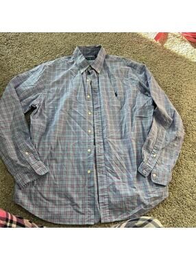 Ralph Lauren Men’s Plaid Button Down size Large